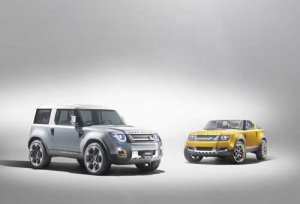 Land Rover DC100 & DC100 Sport Concept Car Poster Print on 10 mil Archival Satin Paper 24" x 18"