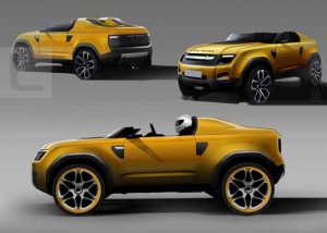 Land Rover DC100 Sport Concept Car Poster Print on 10 mil Archival Satin Paper 20" x 15"