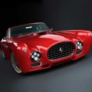 Ferrari F-340 Gullwing America Concept Car Poster Print on 10 mil Archival Satin Paper 16 "x 12"