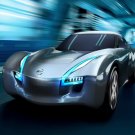 Nissan ESFLOW Concept Car Poster Print on 10 mil Archival Satin Paper 24" x 18"