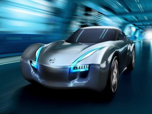 Nissan ESFLOW Concept Car Poster Print on 10 mil Archival Satin Paper 24" x 18"