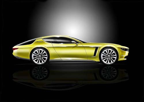 Jensen Interceptor (2014) Car Poster Print on 10 mil Archival Satin Paper 20" x 15"