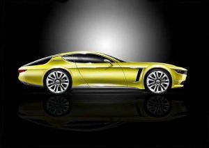Jensen Interceptor (2014) Car Poster Print on 10 mil Archival Satin Paper 20" x 15"
