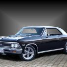 Chevrolet Chevelle Super Sport 396 (1966) Car Poster Print on 10 mil Archival Satin Paper 24" x 18"