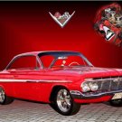 Chevrolet Impala 348 (1962) Car Poster Print on 10 mil Archival Satin Paper 30" x 20"