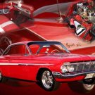 Chevrolet Impala Collage (1962) Car Poster Print on 10 mil Archival Satin Paper 30" x 20"