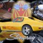 Chevrolet C3 Corvette Coupe Collage (1972) Car Poster Print on 10 mil Archival Satin Paper 24" x 16"