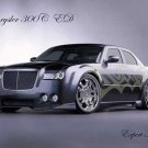 Chrysler 300C Custom Car Poster Print on 10 mil Archival Satin Paper 16" x 12"