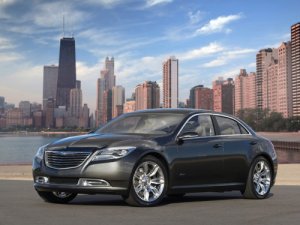 Chrysler 200C EV Concept Car Poster Print on 10 mil Archival Satin Paper 24" x 18"