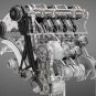 BMW 5 Series Gran Turismo Engine Car Poster Print on 10 mil Archival Satin Paper 16" x 12"