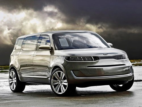 Kia KV7 Concept Car Poster Print on 10 mil Archival Satin Paper 24" x 18"
