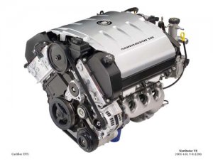 Cadillac Northstar 4.6L V8 LD8 Engine Car Poster Print on 10 mil Archival Satin Paper 32" x 24"