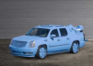 Cadillac Escalade EXT Dub Car Poster Print on 10 mil Archival Satin Paper 36" x 24"
