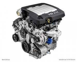 Buick LaCrosse 3.6L V-6 VVT DI LLT Engine Car Poster Print on 10 mil Archival Satin Paper 24"x18"