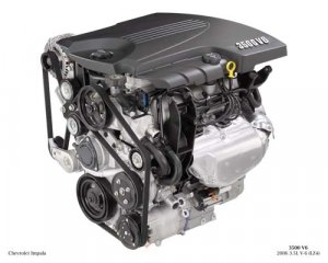 Chevrolet Impala 3500 3.5L V6 LZ4 Engine Car Poster Print  on 10 mil Archival Satin Paper 20" x 15"