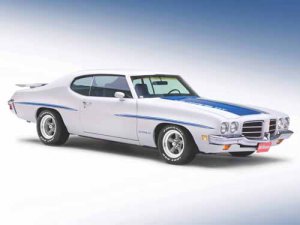 Pontiac LeMans GT (1972) Car Poster Print on 10 mil Archival Satin Paper 16" x 12"