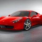 Ferrari 458 Italia Car Poster Print on 10 mil Archival Satin Paper 24" x 18"