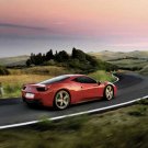 Ferrari 458 Italia Car Poster Print on 10 mil Archival Satin Paper 24" x 18"