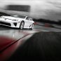 Lexus LFA On Race Track Car Poster Print on 10 mil Archival Satin Paper 24" x 18"