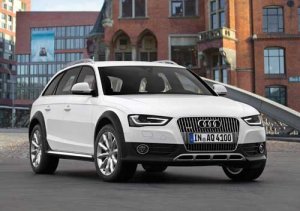 Audi A4 Allroad Quattro (2012) Car Poster Print on 10 mil Archival Satin Paper 16" x 12"