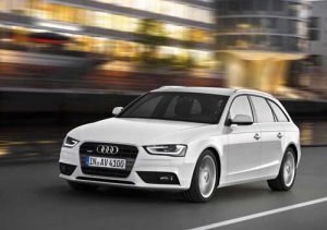Audi A4 Avant (2012) Car Poster Print on 10 mil Archival Satin Paper 16" x 12"