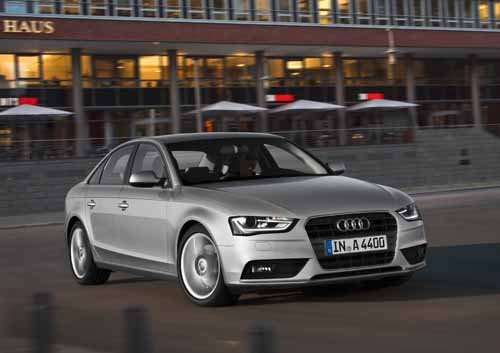 Audi A4 (2012) Car Poster Print on 10 mil Archival Satin Paper 16" x 12"