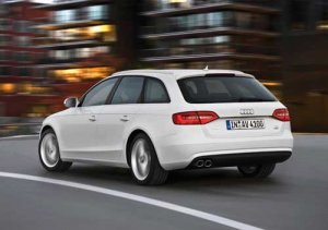 Audi A4 Avant (2012) Car Poster Print on 10 mil Archival Satin Paper 36" x 24"