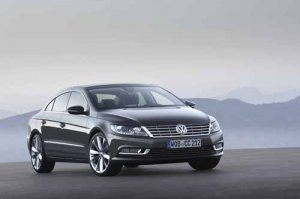 Volkswagen Passat CC (2012) Car Poster Print on 10 mil Archival Satin Paper 16" x 12"