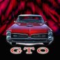 Pontiac GTO (1966) Car Poster Print on 10 mil Archival Satin Paper 20" x 15"