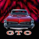 Pontiac GTO (1966) Car Poster Print on 10 mil Archival Satin Paper 24" x 18"