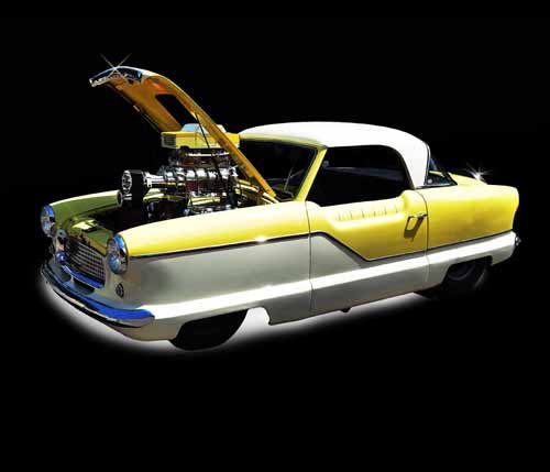 Nash Metropolitan (1957) Car Poster Print on 10 mil Archival Satin Paper 16" x 12"