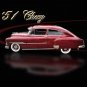 Chevrolet 2-Door Coupe (1951) Car Poster Print on 10 mil Archival Satin Paper 20" x 15"