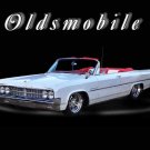 Oldsmobile Dynamic 88 Convertible (1963) Car Poster Print on 10 mil Archival Satin Paper 36" x 24"