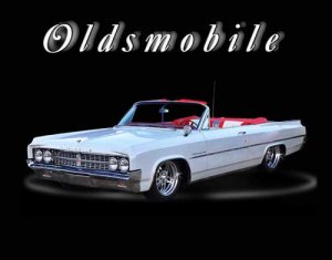 Oldsmobile Dynamic 88 Convertible (1963) Car Poster Print on 10 mil Archival Satin Paper 36" x 24"