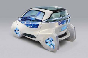 Honda Micro Commuter Concept Car Poster Print on 10 mil Archival Satin Paper 36" x 24"
