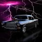 Chevrolet 2-Door (1955) Custom Car Poster Print on 10 mil Archival Satin Paper 20" x 15"