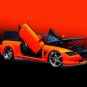BMW Gullwing Car Poster Print on 10 mil Archival Satin Paper 36" x 24"