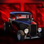 Ford 5 Window Coupe (1932) Car Poster Print on 10 mil Archival Satin Paper 24" x 18"