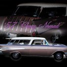 Chevrolet Nomad (1957) Car Poster Print on 10 mil Archival Satin Paper 36" x 24"