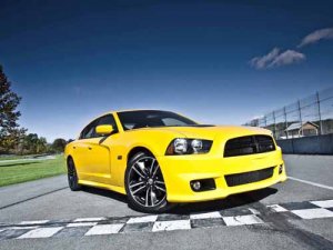 Dodge Charger SRT8 Super Bee (2012) Car Poster Print on 10 mil Archival Satin Paper 20" x 15"