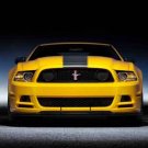 Ford Mustang GT Boss 302 (2013) Car Poster Print on 10 mil Archival Satin Paper 24" x 18"