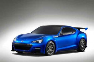 Subaru BRZ STI Concept Car Poster Print on 10 mil Archival Satin Paper 20" x 15"