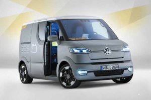 Volkswagen eT! Concept Car Poster Print on 10 mil Archival Satin Paper 36" x 24"