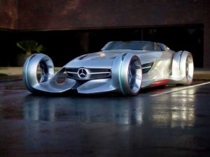 Mercedes-Benz Silver Arrow Concept Car Poster Print on 10 mil Archival Satin Paper 20" x 15"