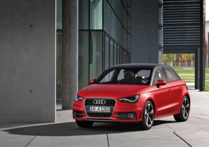 Audi A1 Sportback (2012) Car Poster Print on 10 mil Archival Satin Paper 16" x 12"