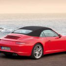 Porsche 911 Cabriolet (2012) Car Poster Print on 10 mil Archival Satin Paper 36" x 24"