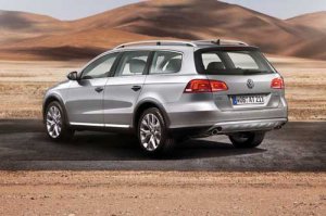 Volkswagen Passat Alltrack (2012) Car Poster Print on 10 mil Archival Satin Paper 16" x 12"