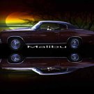 Chevrolet Chevelle Malibu (1973) Car Poster Print on 10 mil Archival Satin Paper 20" x 15"