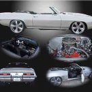 Chevrolet Camaro (1969) Custom Car Poster Print on 10 mil Archival Satin Paper 20" x 15"