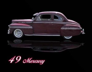 Mercury 2-Door Coupe (1949) Car Poster Print on 10 mil Archival Satin Paper 24" x 18"